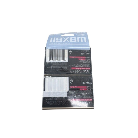 Maxell TC-30 62m HGX-Gold VHS-C Premium High Grade Tape 2-Pack Fast Shipping - Picture 5 of 6